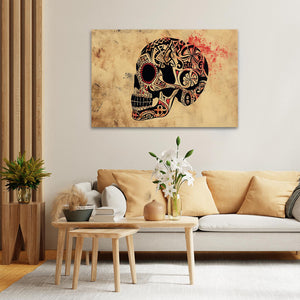 Black Face Skull Art | MusaArtGallery™