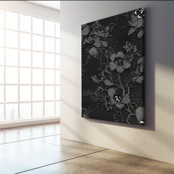 Black Flower Wall Art