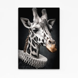 Black Giraffe Print