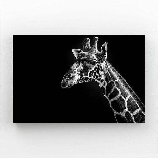 Black Giraffe Wall Art