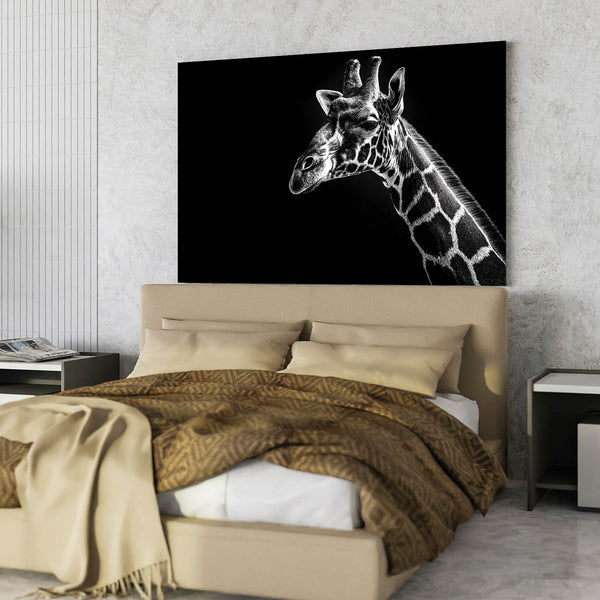Black Giraffe Wall Art