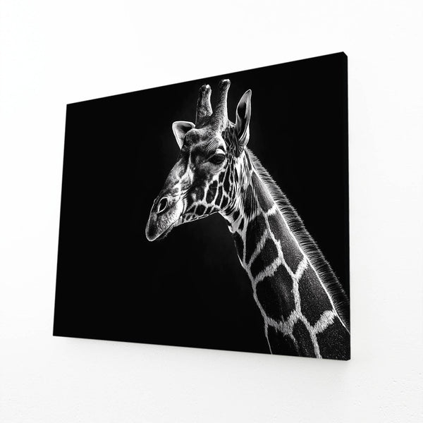Black Giraffe Wall Art