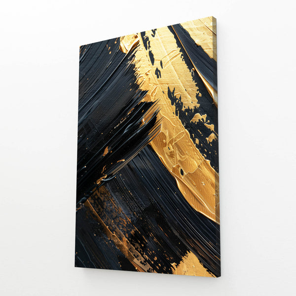 Black Gold Abstract Art | MusaArtGallery™