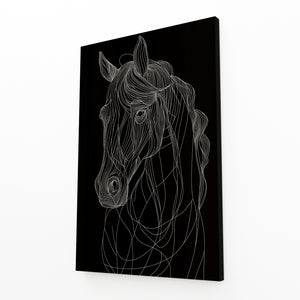 Black Horse Wall Decor