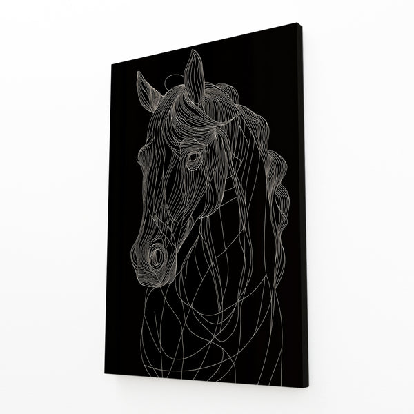 Black Horse Wall Decor