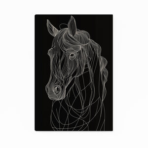 Black Horse Wall Decor