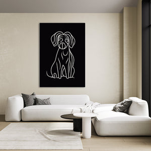 Black Minimalist Aesthetic Wall Art | MusaArtGallery™