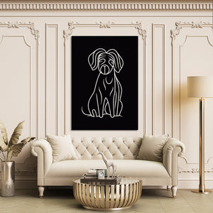 Black Minimalist Aesthetic Wall Art | MusaArtGallery™