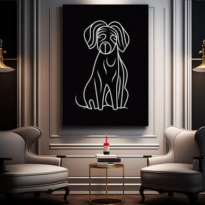 Black Minimalist Aesthetic Wall Art | MusaArtGallery™