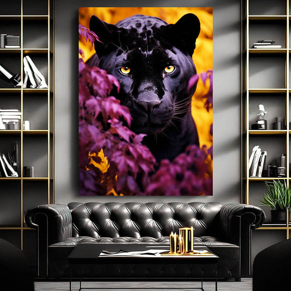 Black Panther Large Modern Wall Art | MusaArtGallery™