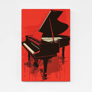Black Piano Art | MusaArtGallery™