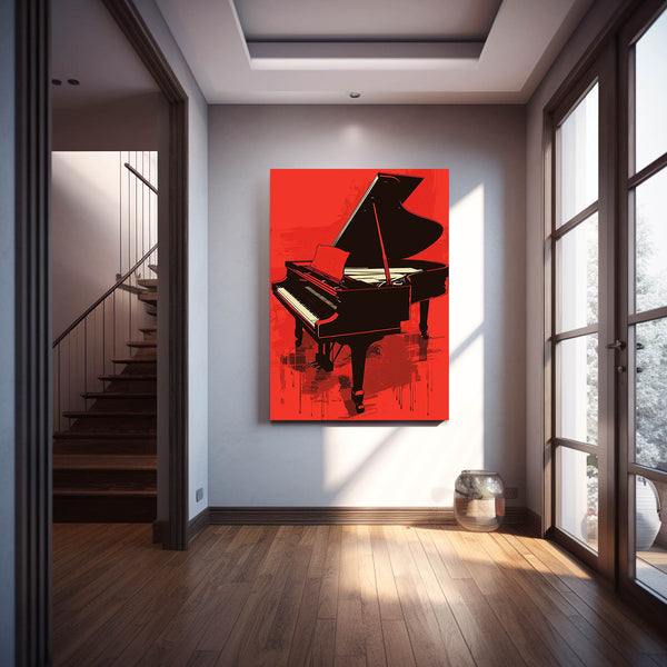 Black Piano Art | MusaArtGallery™