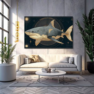 Black Shark Canvas