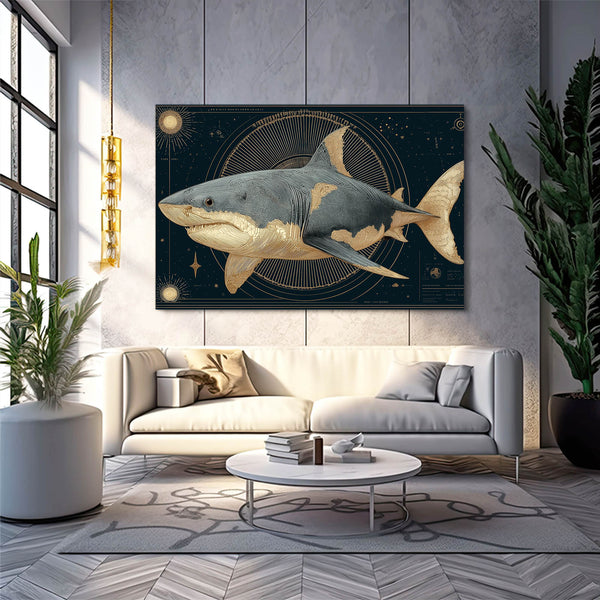 Black Shark Canvas