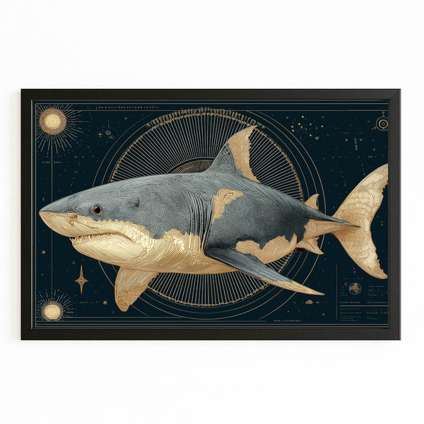 Black Shark Canvas