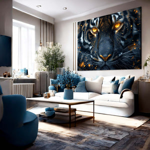 black-tiger-diamond-art| MusaArtGallery™