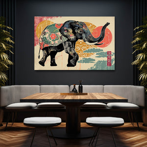 Black Wall Art Elephant | MusaArtGallery™
