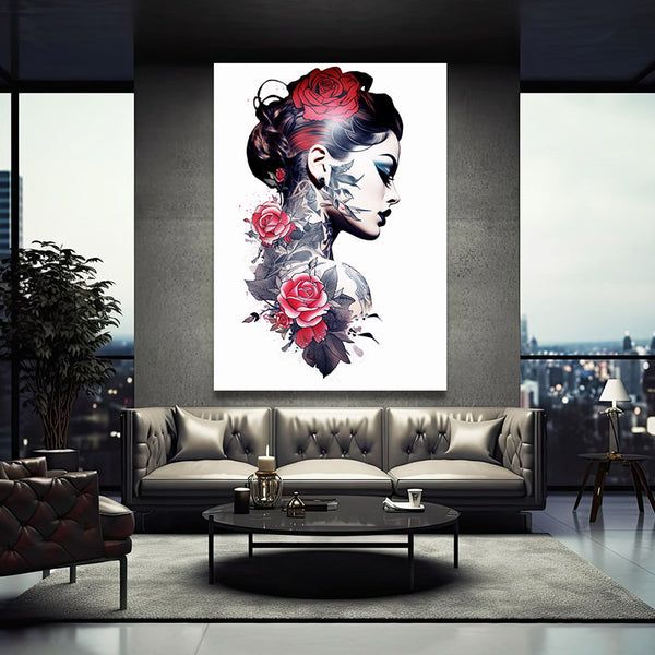 Black White and Red Art | MusaArtGallery™