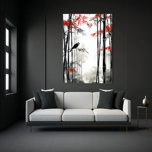 Black White and Red Wall Art | MusaArtGallery™