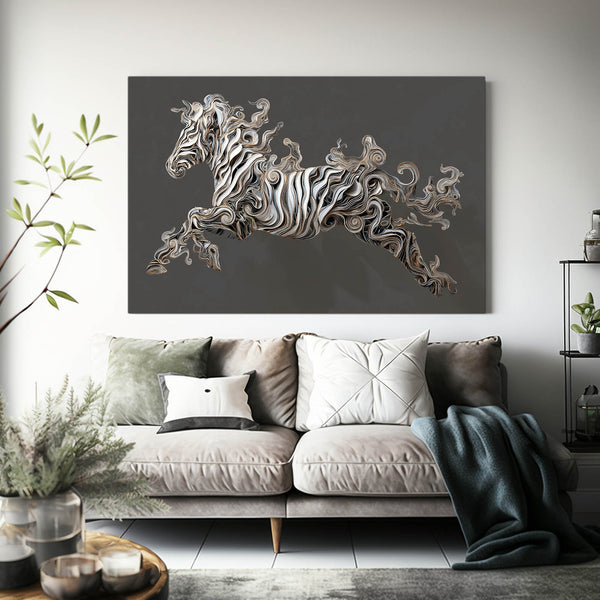 Black Zebra Art