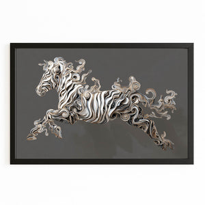 Black Zebra Art