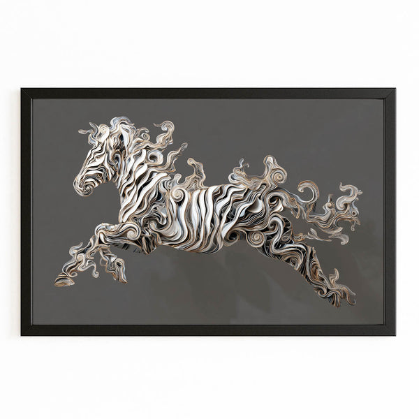 Black Zebra Art