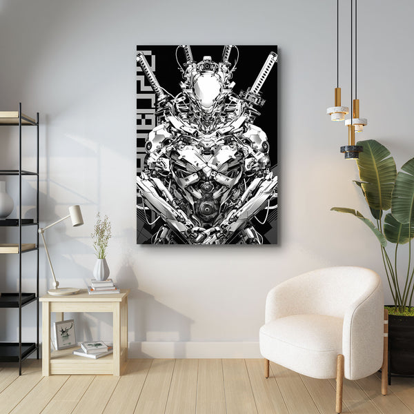 Blade Guardian Cyberpunk Art | MusaArtGallery™