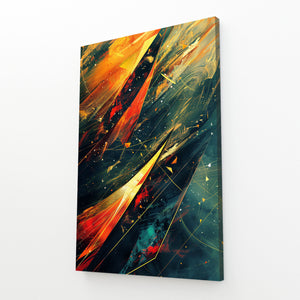 Blazing Sky Abstract Art | MusaArtGallery™