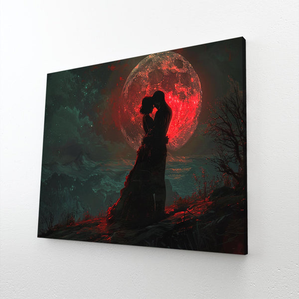 Blood Moon Couple Art | MusaArtGallery™