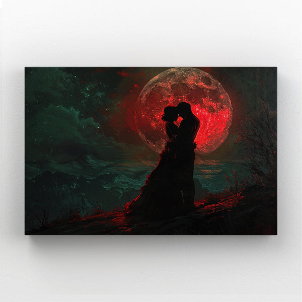 Blood Moon Couple Art | MusaArtGallery™