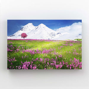 Blooming Meadow Landscape Wall Art | MusaArtGallery™