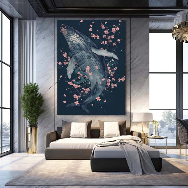 Blossom Dream Whale Art | MusaArtGallery™