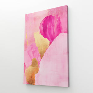 Blossom Glow Pink Abstract Art | MusaArtGallery™