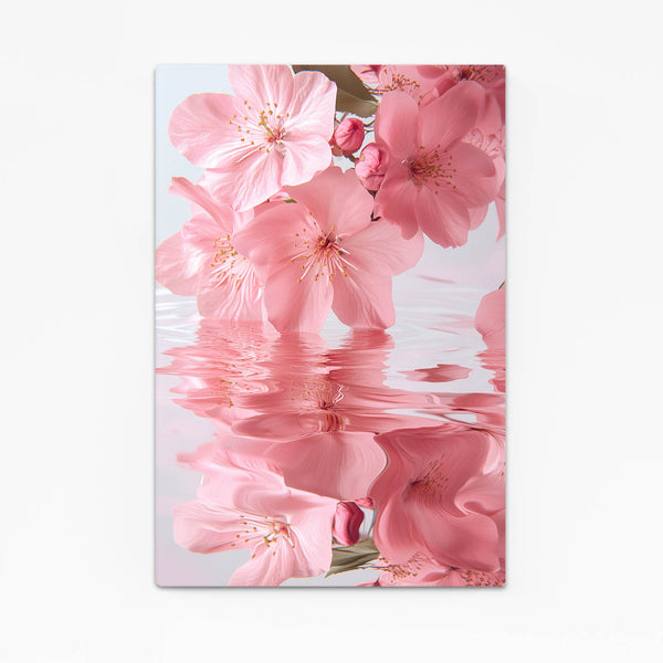 Blossom Reflection Pink Abstract Art | MusaArtGallery™