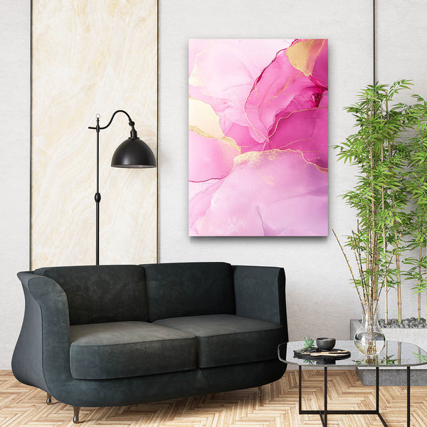 Blossom Veil Pink Abstract Art | MusaArtGallery™