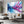Blue Abstract Cherry Blossom Art
