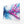 Blue Abstract Cherry Blossom Art