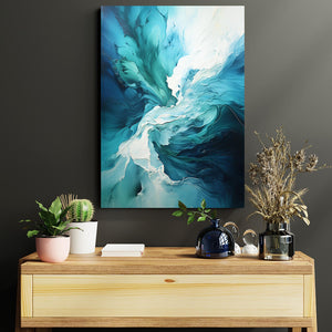 Blue Abstract Wall Art Decor | MusaArtGallery™
