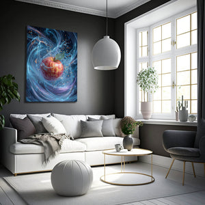 Blue Apple Wall Art