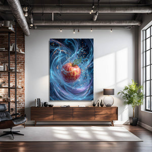 Blue Apple Wall Art