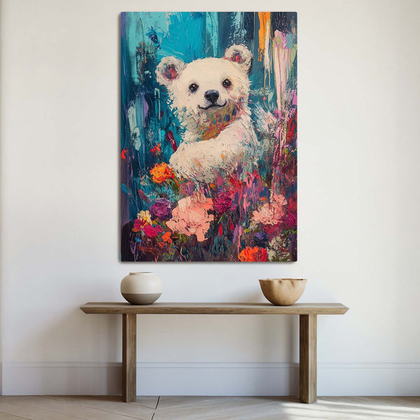 Blue Bear Canvas