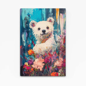 Blue Bear Canvas