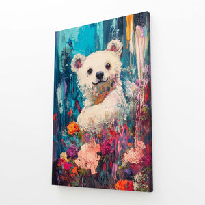 Blue Bear Canvas