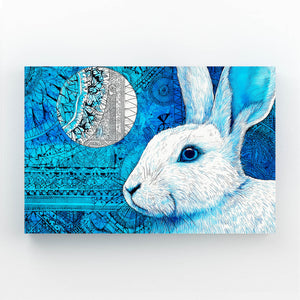 Blue Bunny Print