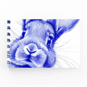Blue Bunny Wall Art