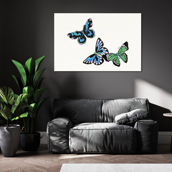 Blue Butterfly Wall Art | MusaArtGallery™