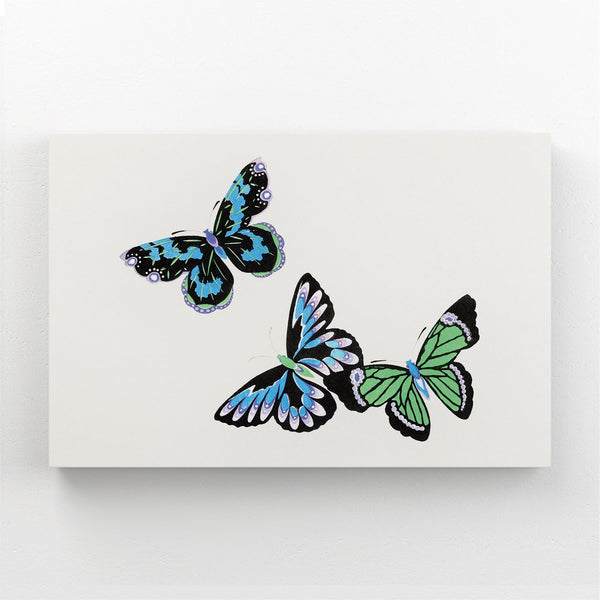 Blue Butterfly Wall Art | MusaArtGallery™