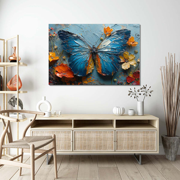 Blue Butterfly Wall Arts | MusaArtGallery™
