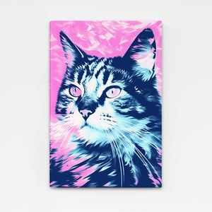 Blue Cat Wall Art | MusaArtGallery™