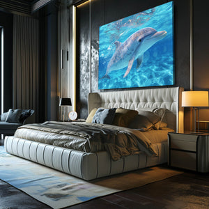 Blue Dolphin Wall Decor
